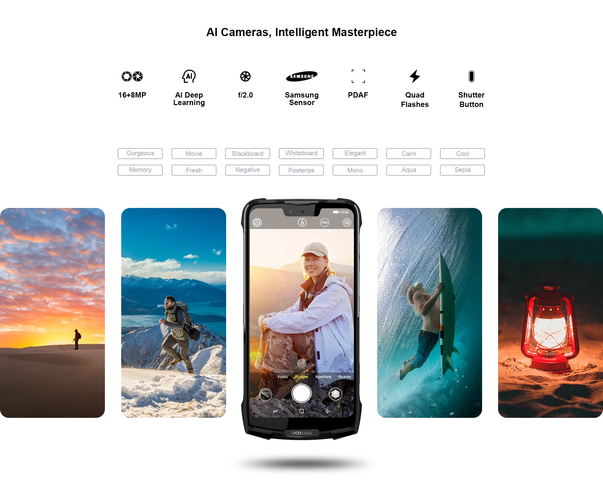 DOOGEE S90 IP68/IP69K прочный мобильный телефон Быстрая зарядка 6,18 ''19:9 экран 5050 мАч Восьмиядерный 6 ГБ 128 ГБ Android 8,1 Поддержка nfc