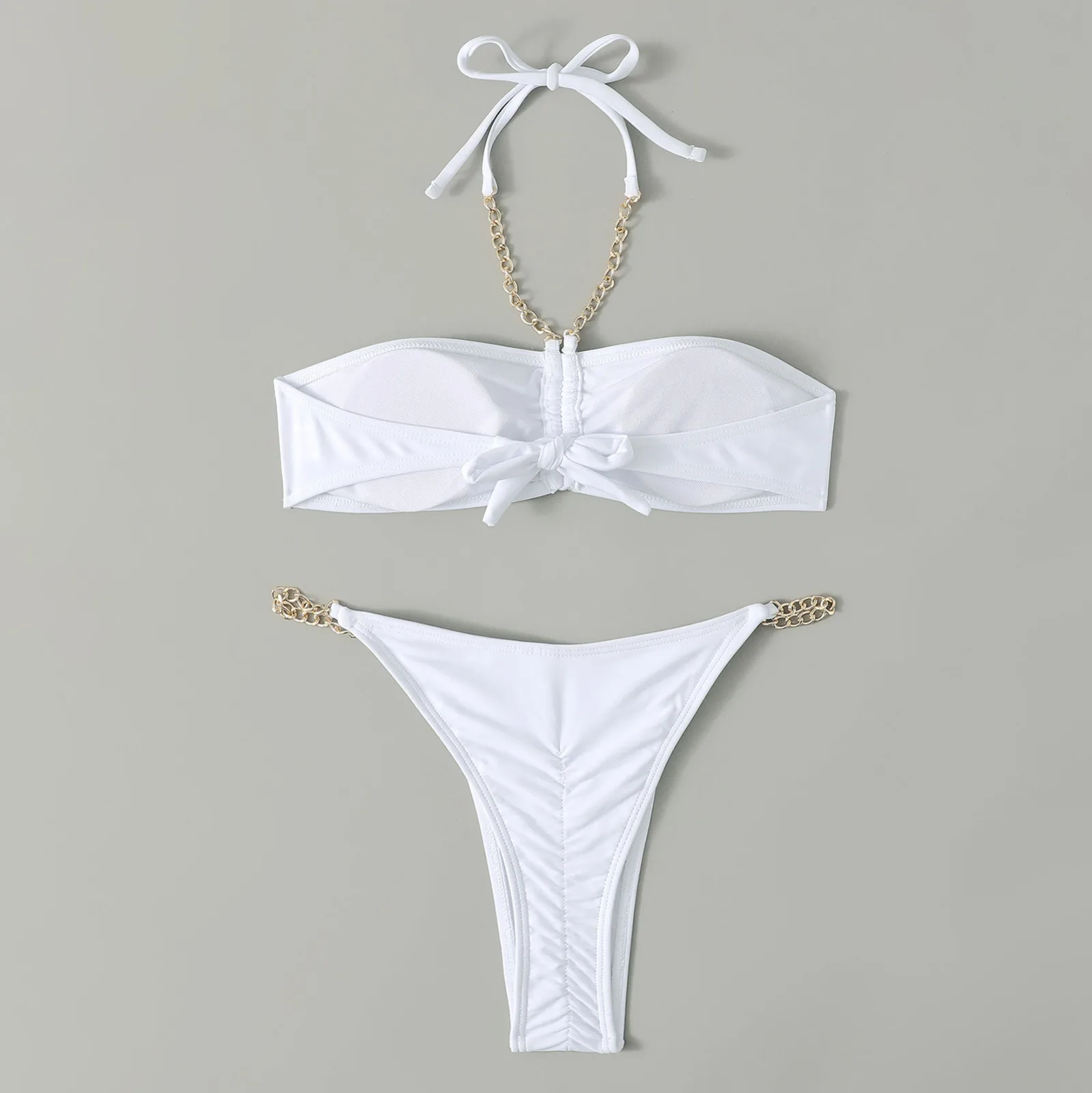 Женское модное пикантное бикини с высокой талией пляжный купальник для морских