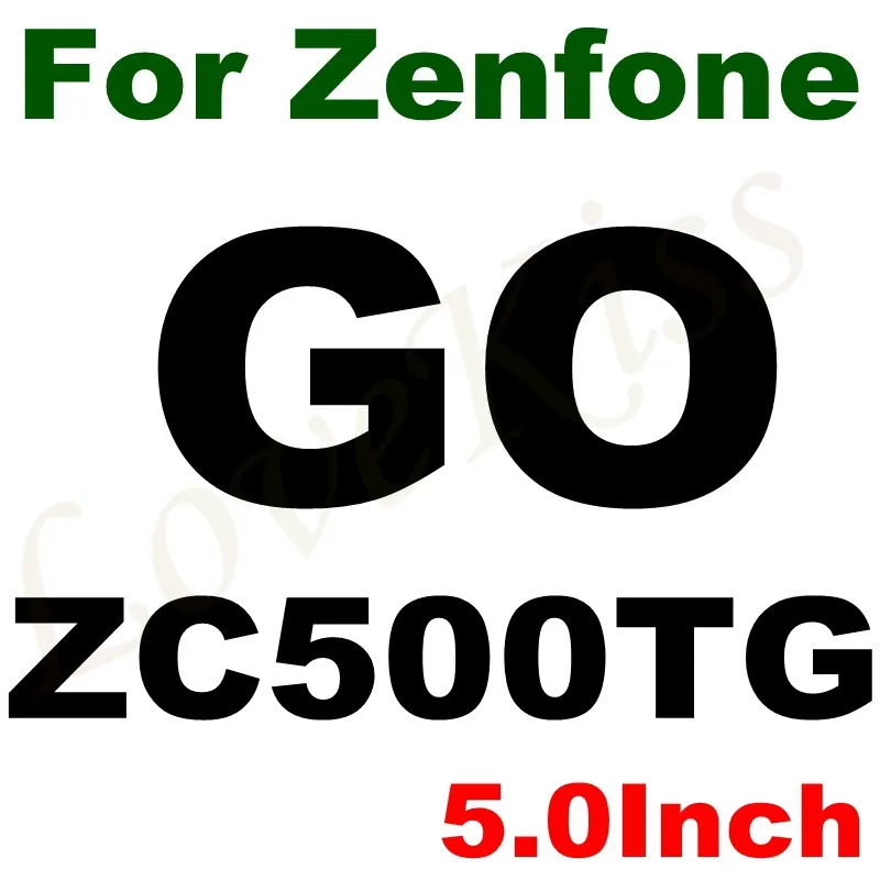Zenfone Go ZC500TG Закаленное стекло 9H для ASUS Zenfone 4 Max ZC554KL 3 Max ZC520TL Go ZB500KL 3 2 Laser ZE500KL Selfie ZD551KL Защитная пленка для экрана - Цвет: Zenfone Go ZC500TG