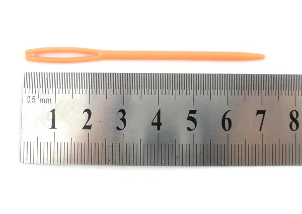 

1 Set(20PCs/Set) 2 3/4\" Multicolor Plastic Sewing Needles DIY Kniting Needles Cusp Crochet Hooks For Crafts Clothing Shoes 2021