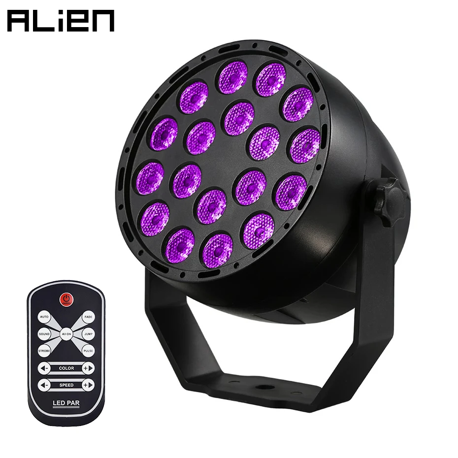 ALIEN 18 светодиодов Ультрафиолетовый светодиод сценический эффект DMX диджейские