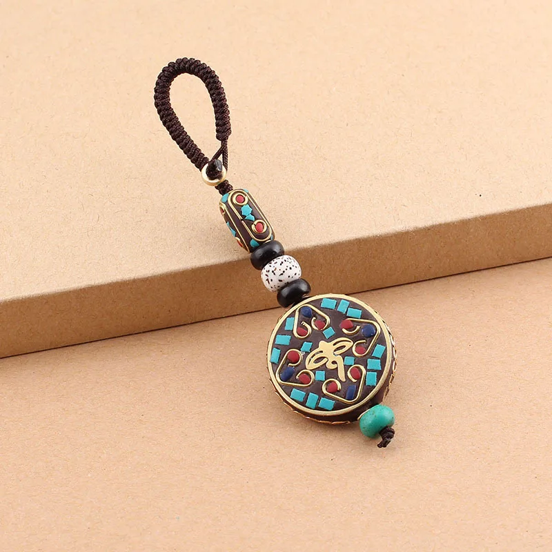 Тибетский Кулон Будда брелок Om Ohm буддийская мантра знак йога кулон для