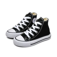 2021 new children high top canvas girls quality fabric school shoes boys fashion candy color sneakers outside travel canvas