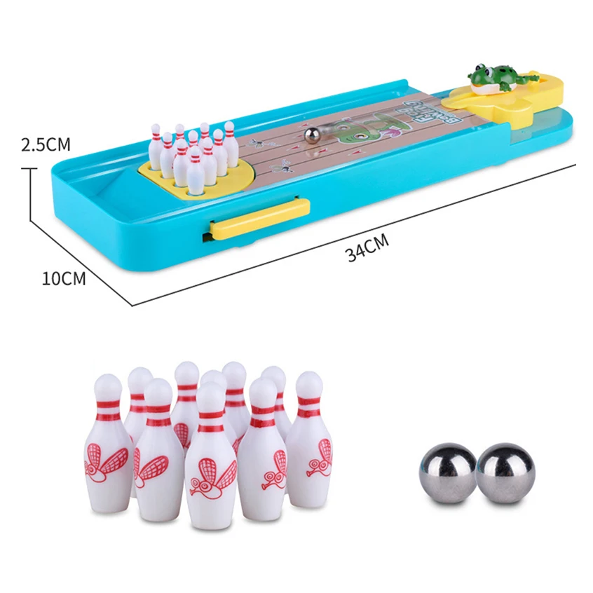 

Children Mini Bowling Funny Indoor Toys Baby Board Game Parent-Child Interactive Table Games For Kids Educational Toys Games