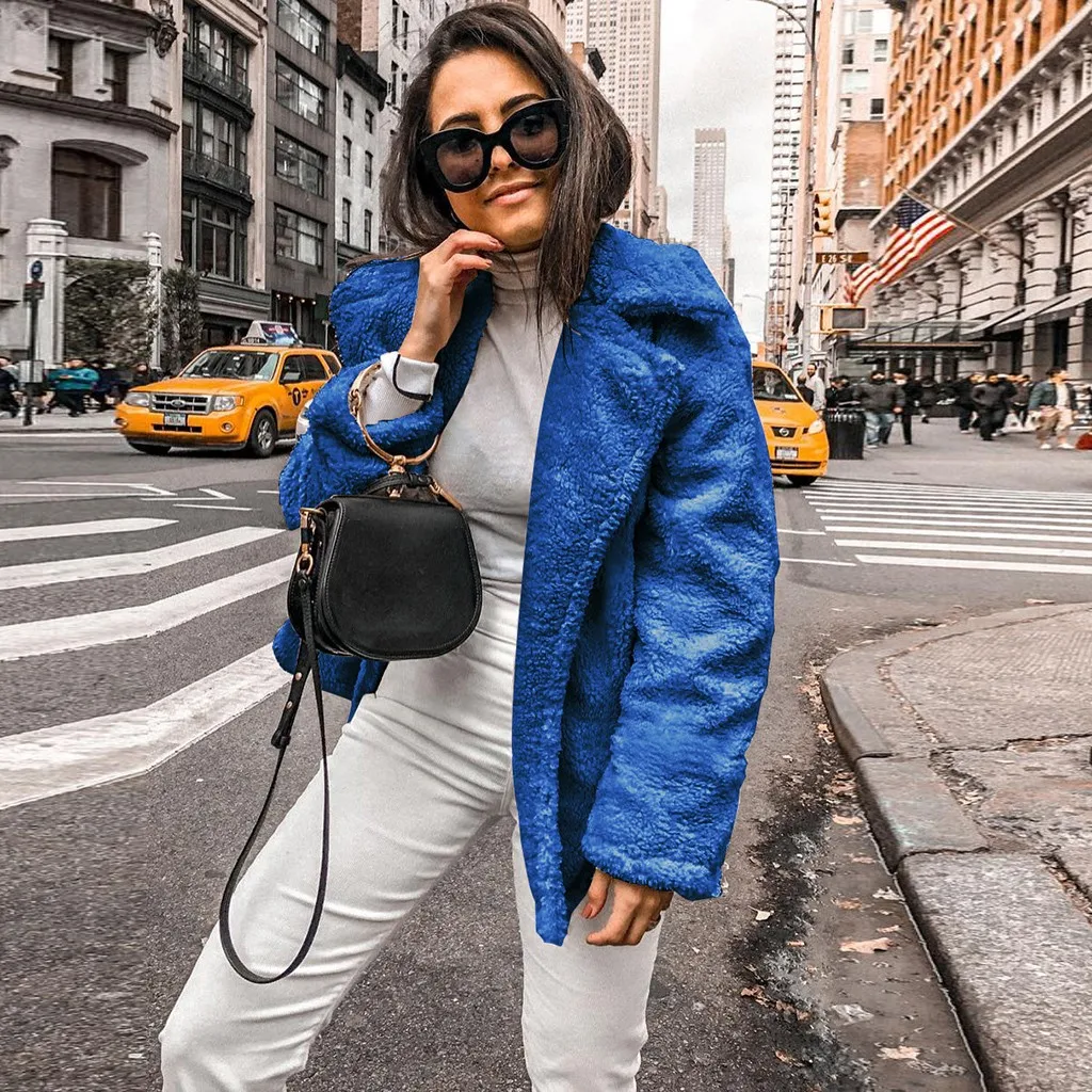 Зимняя женская шуба Chaqueta mujer, большие размеры, одноцветная шуба из искусственного меха норки, шуба из искусственного меха, шуба из лисьего меха Colete Feminino