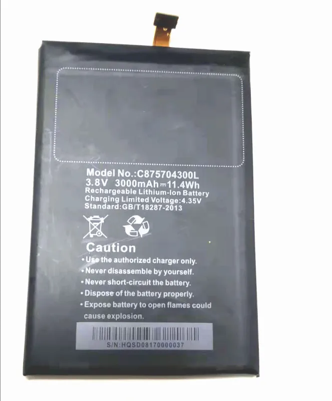 Stonering 3000mAh Battery C875704300L for BLU Studio C D830 D830U Cell Phone