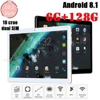 2021 hottest sale tablet pc10 1 inch original powerful android 8 0 6gb ram 128gb rom ips dual sim phone call tab phone table pc