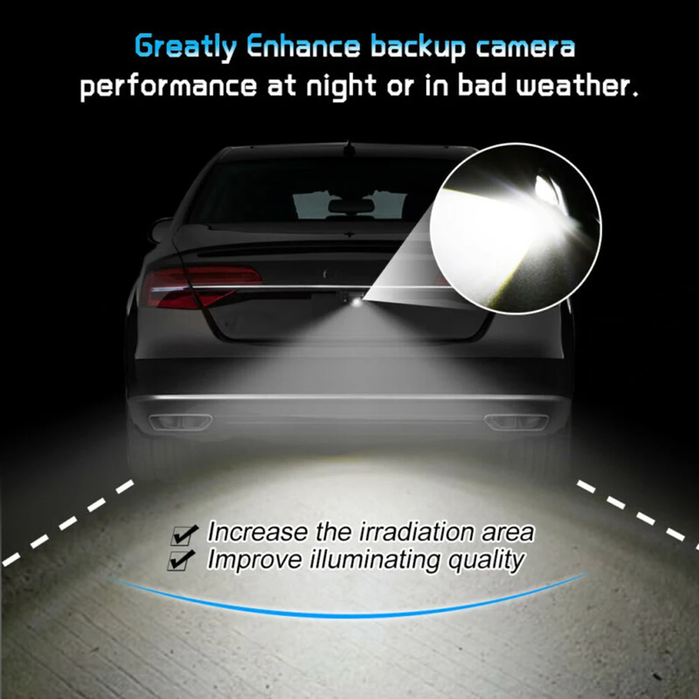 

Rear Car Super Bright Reversing Light Trucks 1* 6500k White Accessories
