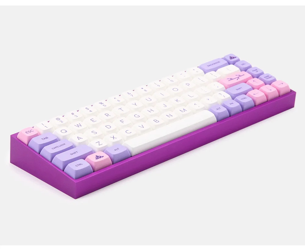 TOFU65 65% Aluminum case for custom mechanical keyboard fit TADA68 DZ65pcb