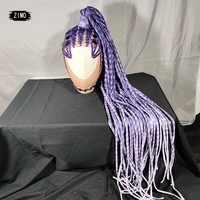 fashion rhinestone self style wig women crystal long hair headwear gogo nightclub party purple headdress dancer stage accessorie