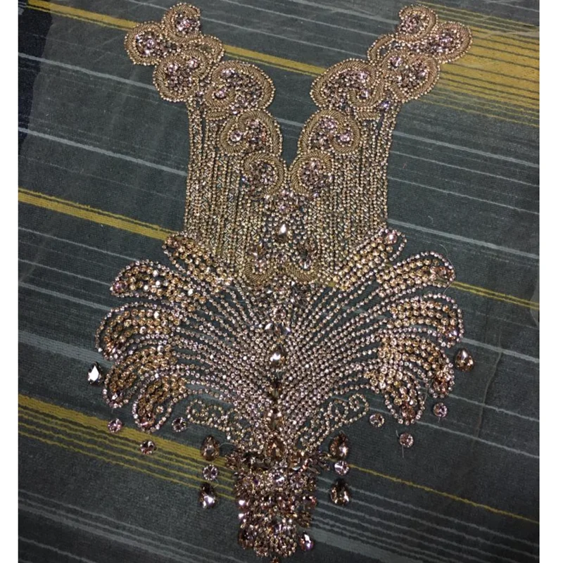 Горячая Распродажа 3D модные популярные Стразы лиф Аппликация для свадебного