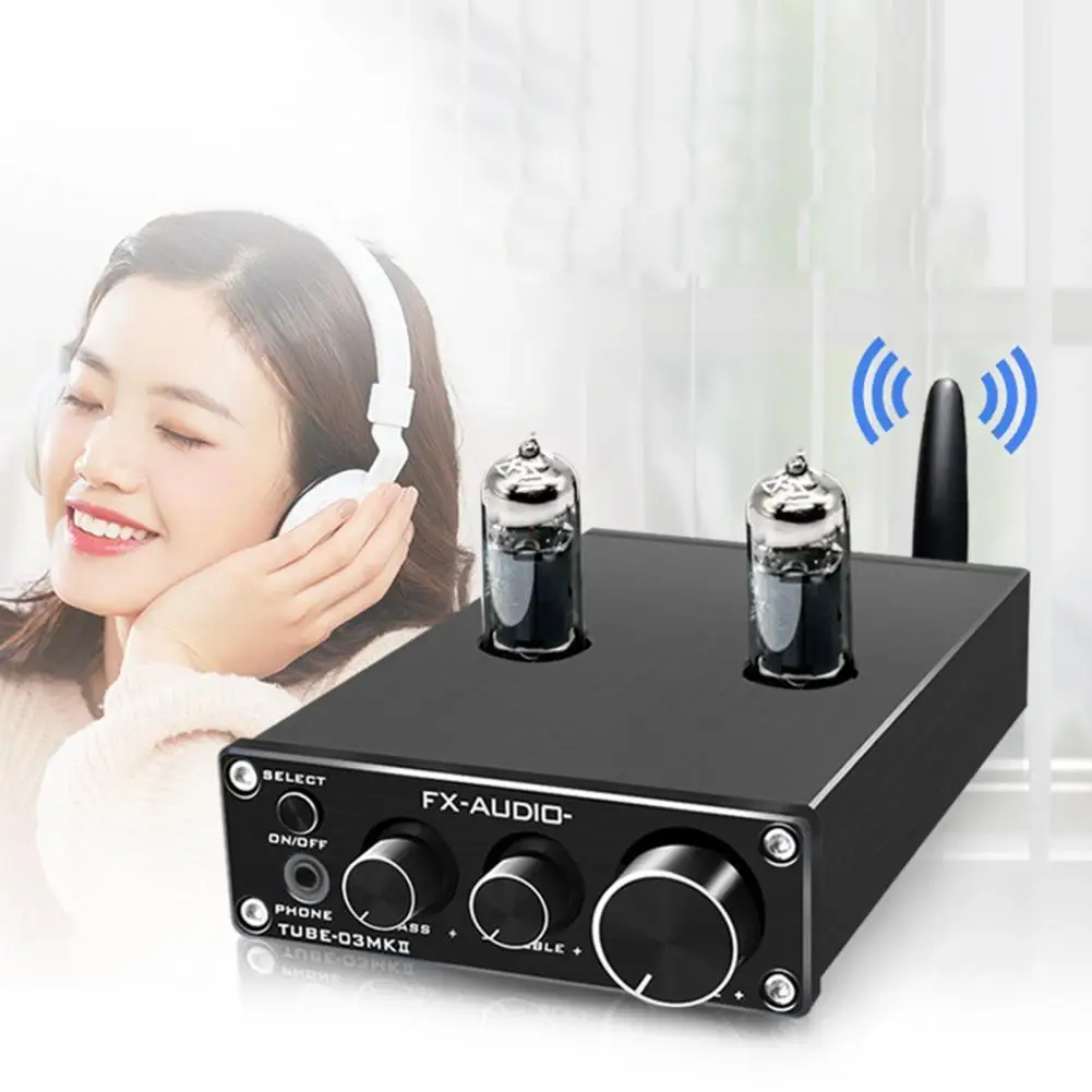 FX AUDIO TUBE 03 MKII 6K4 HiFi вакуумный трубчатый предусилитель Bluetooth 5 0 стерео приемник