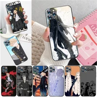 anime tokyo revengers manjiro sano phone case for iphone se 2020 12 11 xs xr x pro max 8 7 6s 6 plus funda carcasa back cover