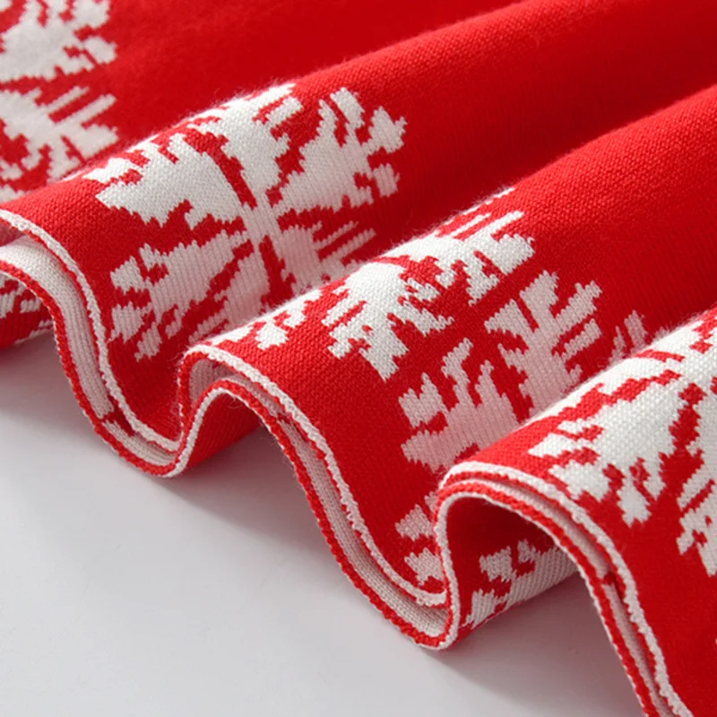 Платье принцессы для девочек рождественские детские платья вязаное праздничное