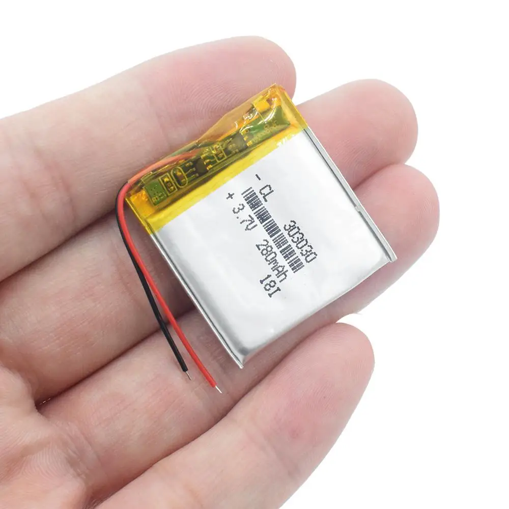 

Rechargeable 303030 Lithium Battery With PCM For MP3 MP4 MP5 GPS Headset Electric Toy Voice Recorder