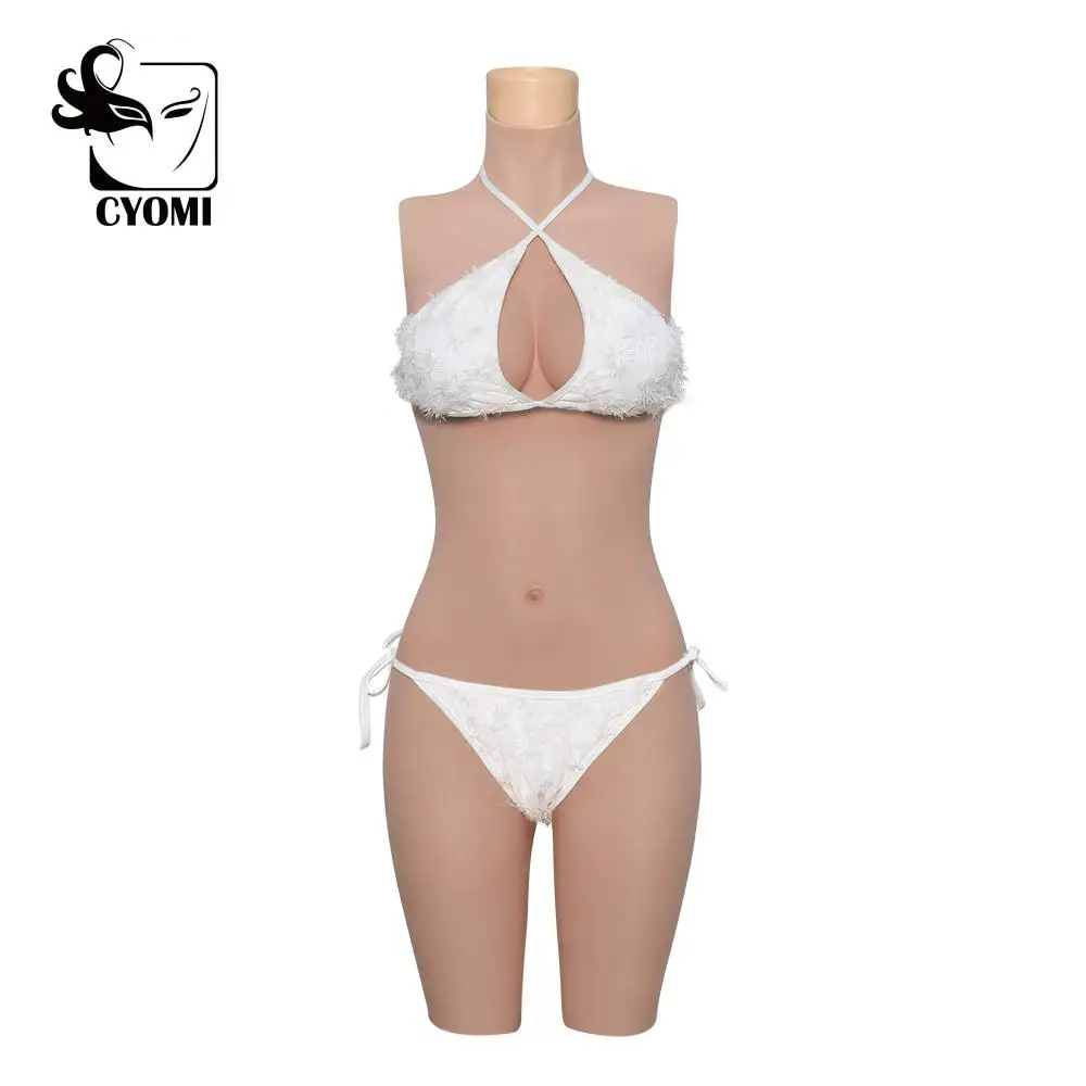 

CYOMI Second generation upgraded silicone filler 3-point Bodysuit female Tights huge breast form Vaginal tape guide tube shemale