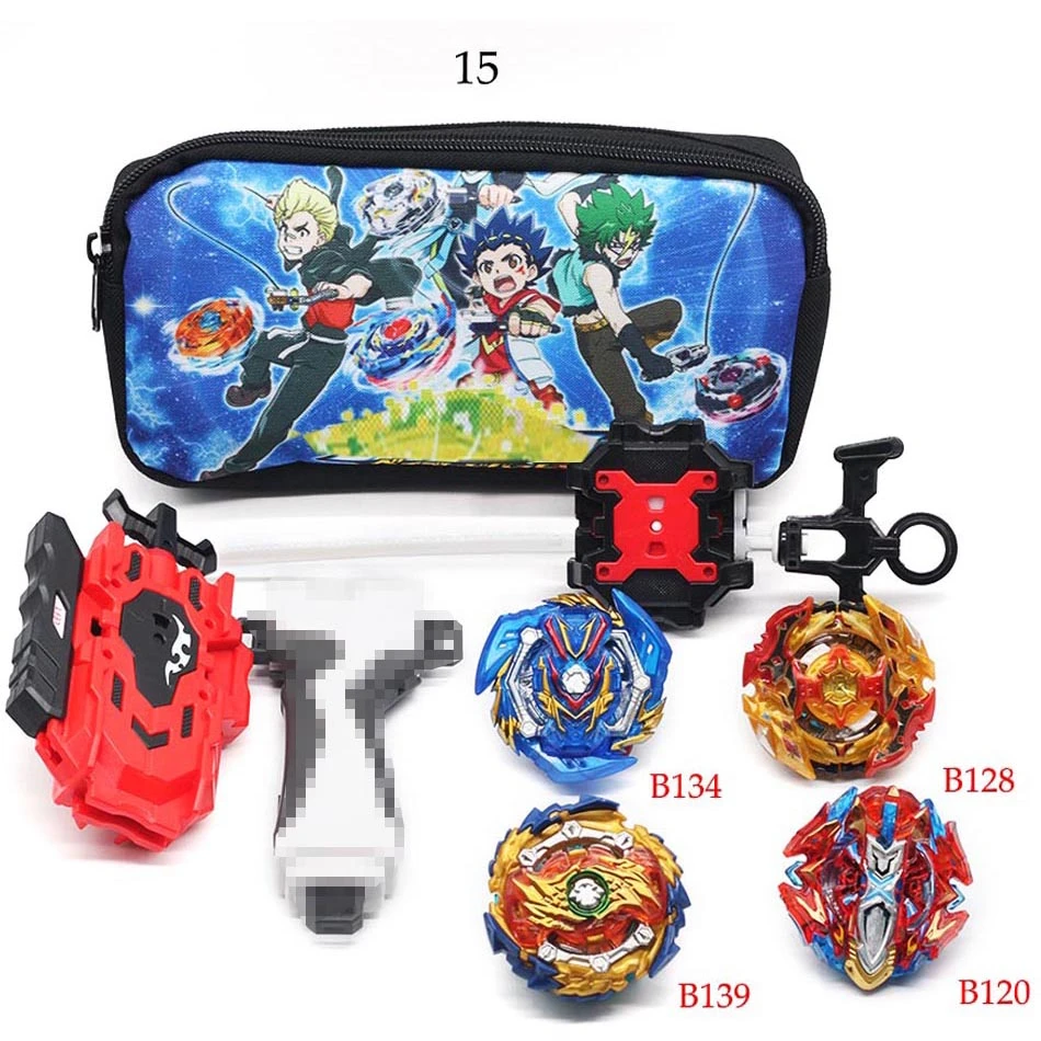15-1 Takara Tomy Bey Bay Burst Launcher 20 стилей гироскопа сумка для хранения лезвие BladesTop игрушки спиннинг гироскоп Металл 4d для мальчика и девочки подарок - Цвет: 15-1