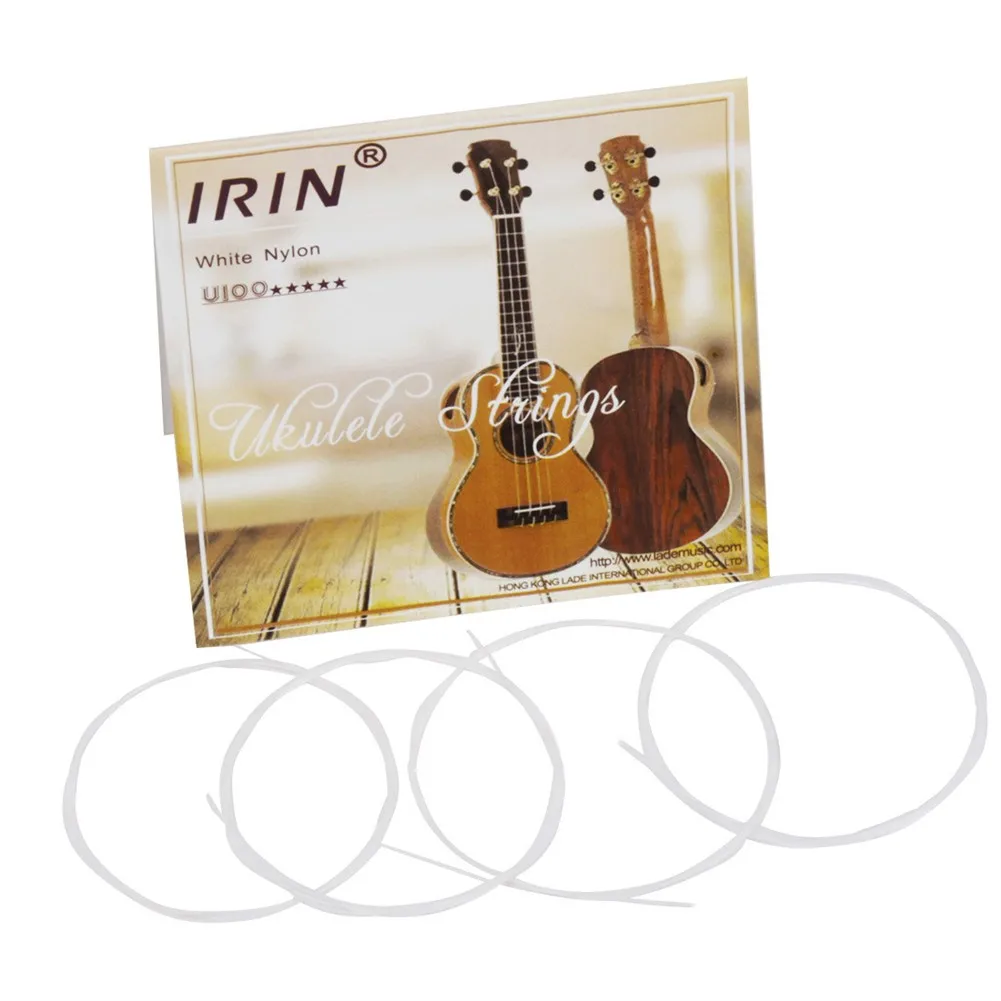

4pcs/set Durable Nylon Ukulele Strings Stringed Instrument Replacement Part Accessories Transparent 0.56mm 0.81mm 0.71mm 0.56mm