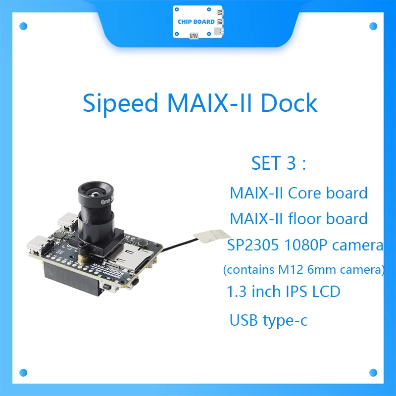 Sipeed MAIX-II Dock-это Allwinner V831, AIoT vision devkit