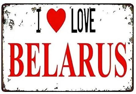 

Metal Sign I Like Belarus bar Home Wall Decoration Retro Tin Sign 12x8