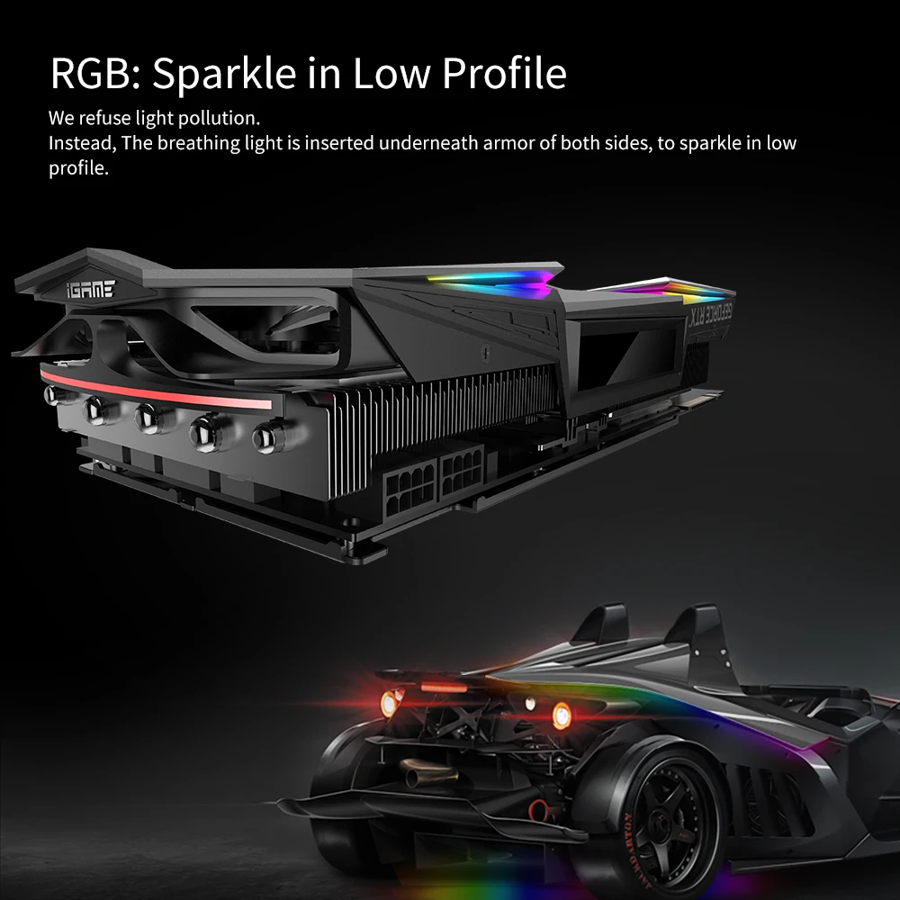 Красочные iGame GeForce RTX 2080 супер графические карты Vulcan X OC GDDR6 8G NVIDIA GPU, графический ппроцессор NVIDIA один ключ Overclock RGB lcd PCI-E3.0 порт