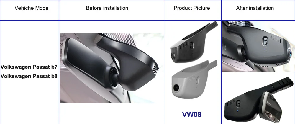 Jabriel 1080P Автомобильная камера Скрытая Wifi Даш-камера 24 часа Автомобильный видеорегистратор для vw Passat b7 b8 Volkswagen golf 6 7 Sportsvan CC tiguan tharu