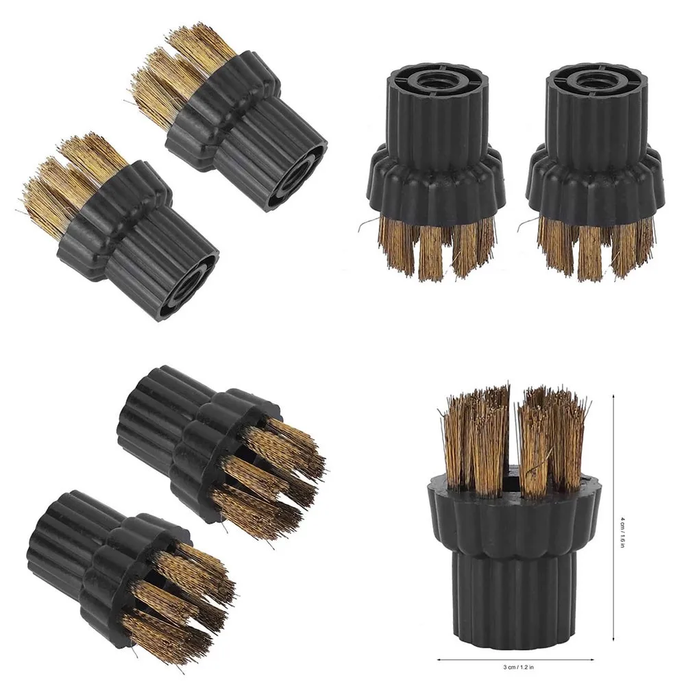 

2pcs/lot Steam Cleaner Brass Brush Head Replacement Parts Fit For Steam Mop X5 Household Cleaning Machine Accessories