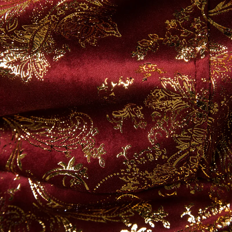 Мужской Блейзер в стиле стимпанк мужской пиджак с цветочным принтом пейсли