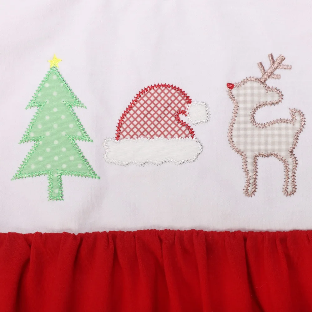 Оптовая продажа изысканное милое платье для девочек красная хлопковая одежда с