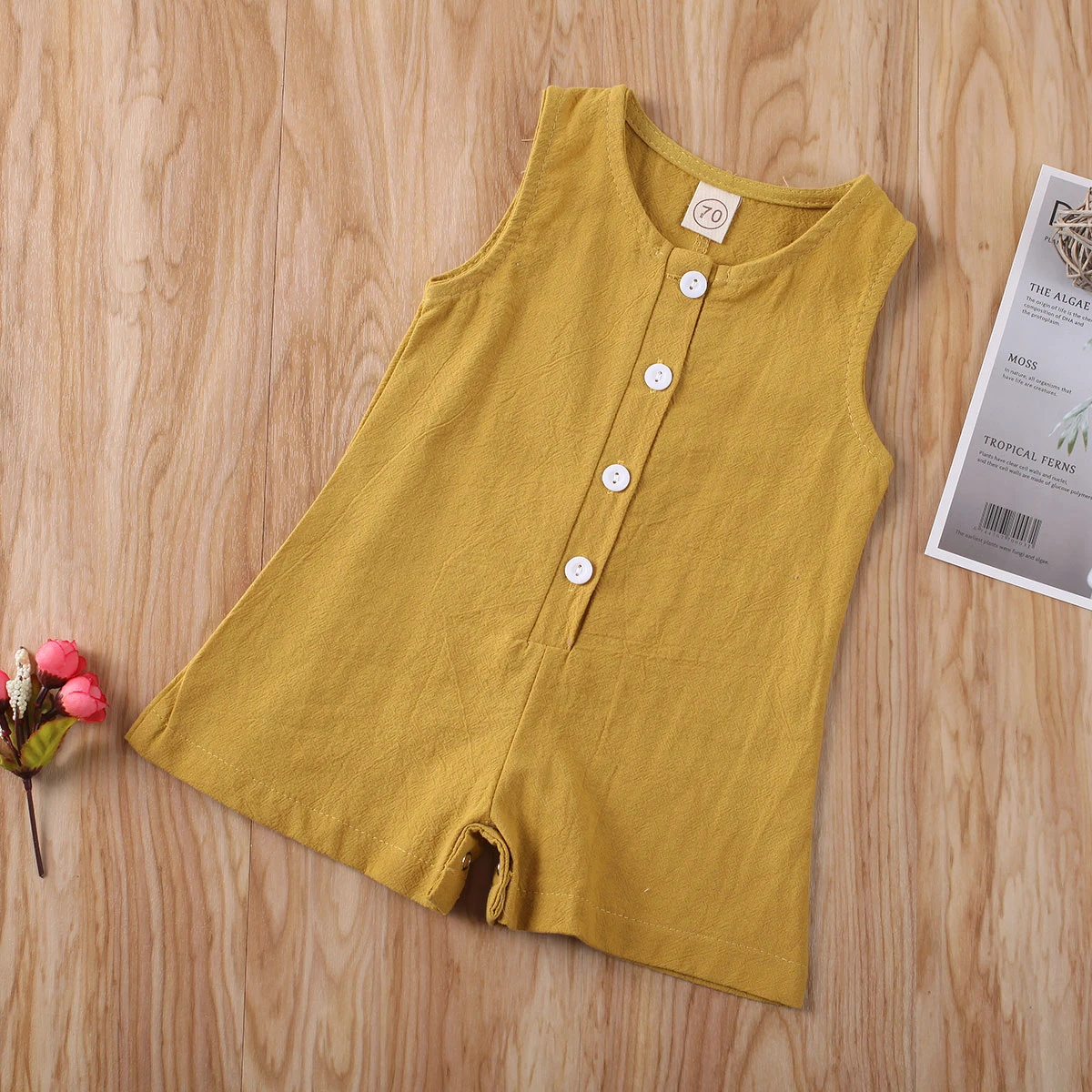 

UK Newborn Infant Baby Boy Girl 0-18M Romper Solid Sleeveless Jumpsuit Outfits Clothes