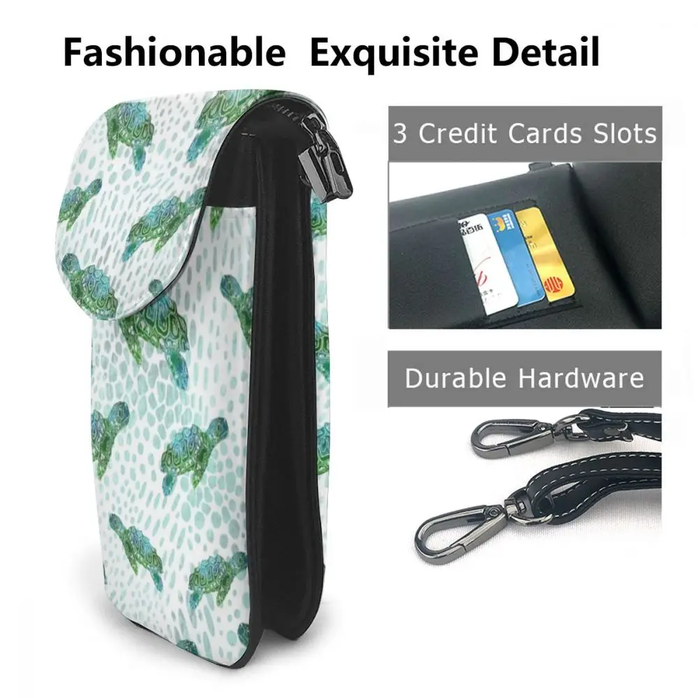 Сумка через плечо с черепахой кожаная сумка рисунком многофункциональные