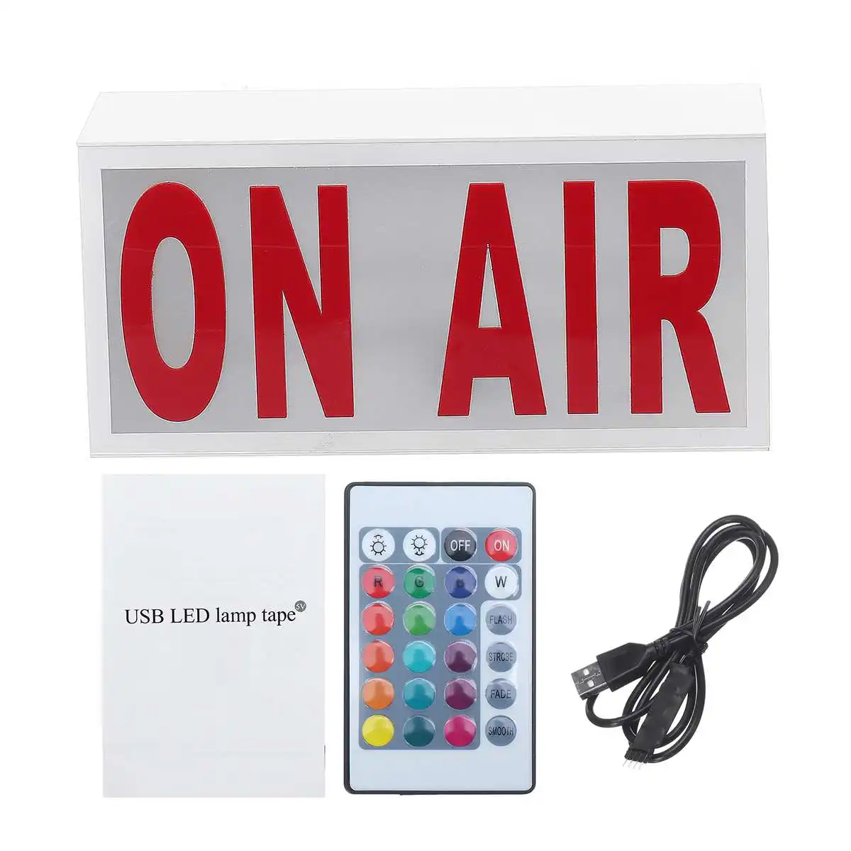 Светодиодный неоновый студийный светильник ON AIR акриловый с дистанционным