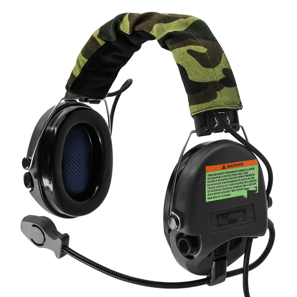 SORDIN Military Tactical Noise Reduction Pickup Airsoft Headset Hunting Airsoft Military Shooting Tactical Sordin Headphone BK