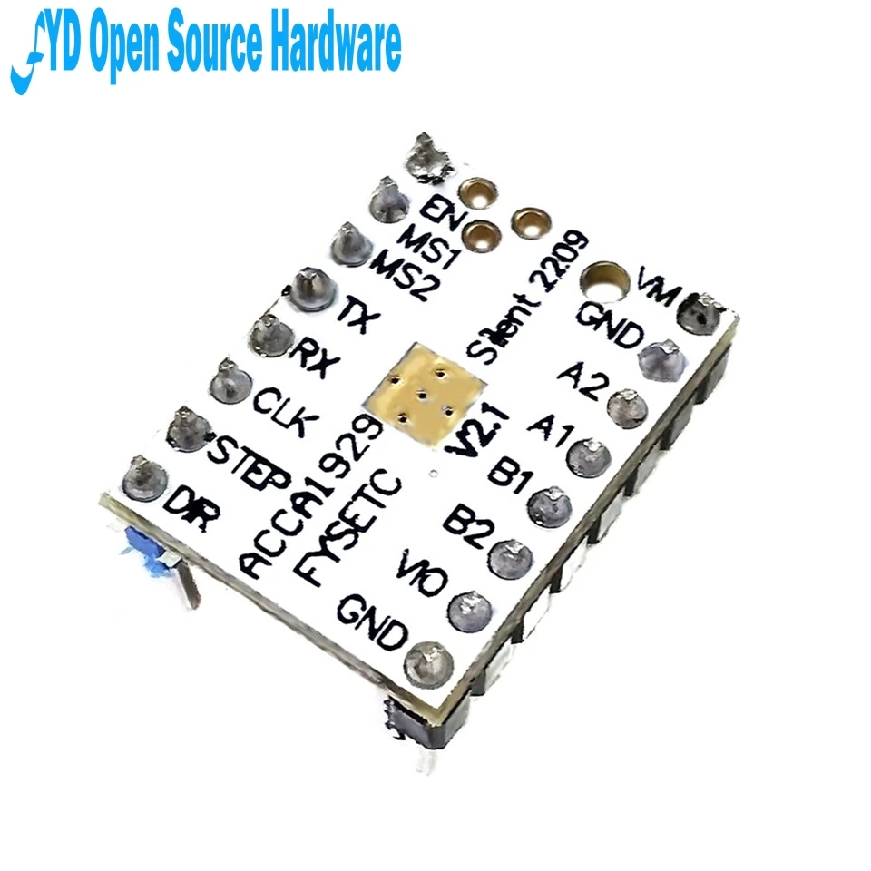 1 шт. TMC2209 V2.1 шаговый двигатель драйвер бесшумные шаговые палочки для 3D деталей