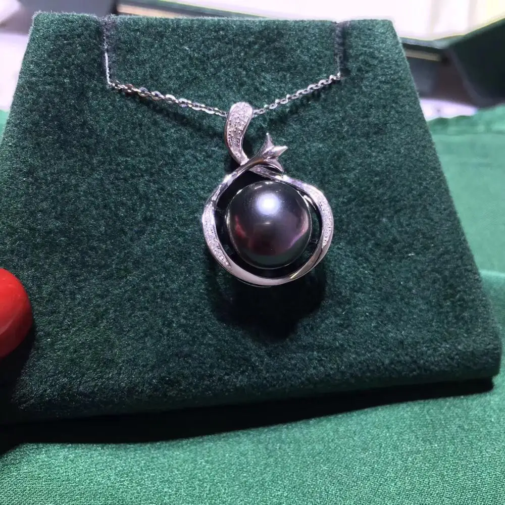 

New 925 Sterling Silver Pendant Setting Mounting Pendant Findings Component for Akoya Edison Pearls Corals Jade Stones Beads