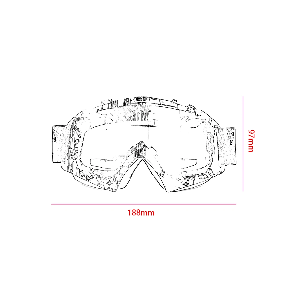 Мотоциклетные солнцезащитные очки es ветрозащитные лыжные велосипедные гибкие