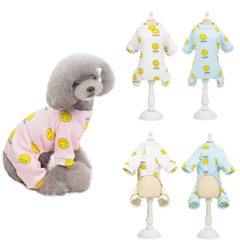 Пижамы комбинезоны для собак комбинезон щенков костюм чихуахуа йоркширский