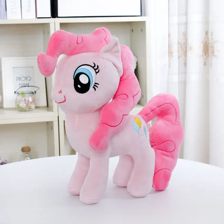 

Anime Unicorn Pinkie Pie Peluche Brinquedos Cartoon Figure Pink Horse Plush Doll PP Cotton Stuffed Animals Kids Toys 30CM