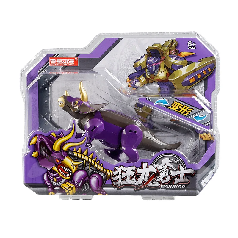 

Deformed dinosaur egg robot mad dragon warrior mech single pack Tyrannosaurus rex stegosaurus simulation model toy children's to