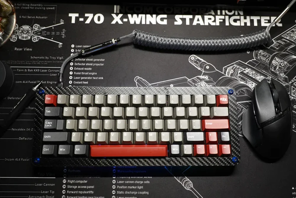 Колпачки для ключей Ducky Filco Leopold толщина 1 5 мм профиль вишневого цвета PBT Dolch 61 64 68 84