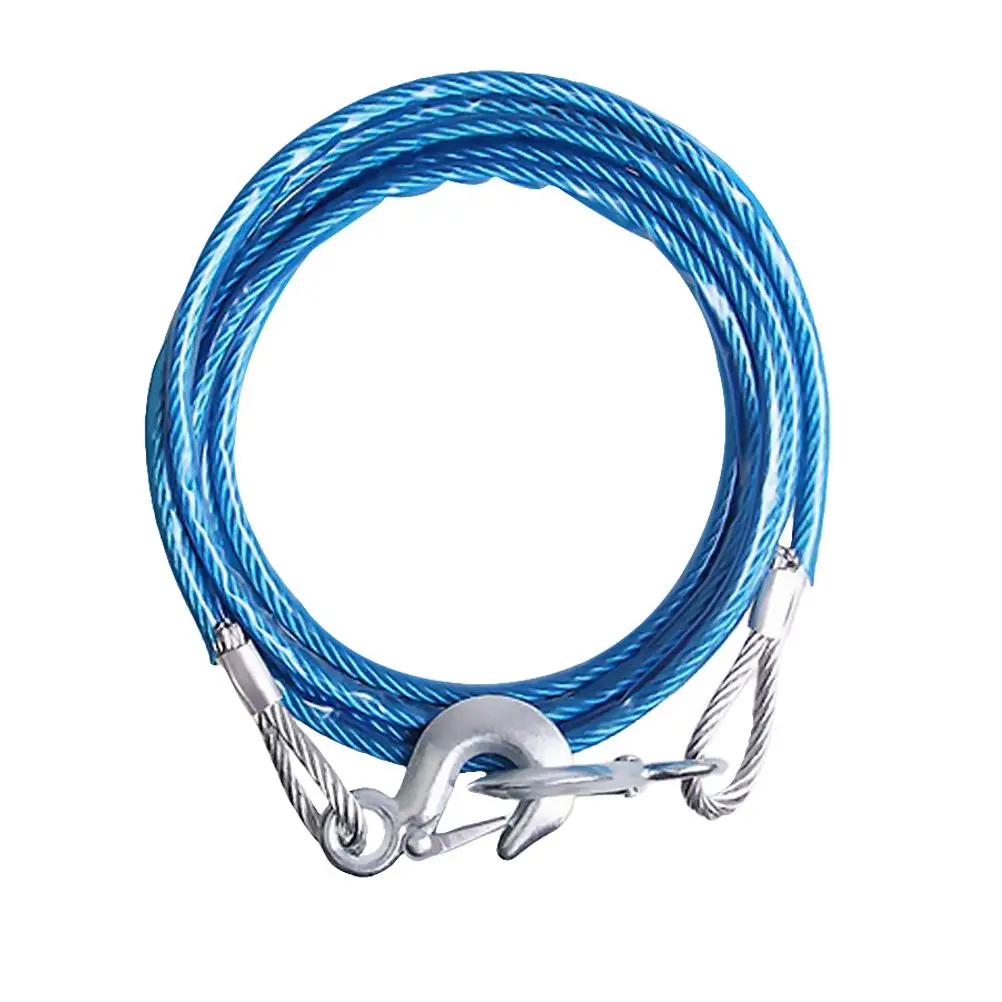 1 шт. 4 м автомобильный трос для буксировки прицеп 5 тонн специальный лебедок с