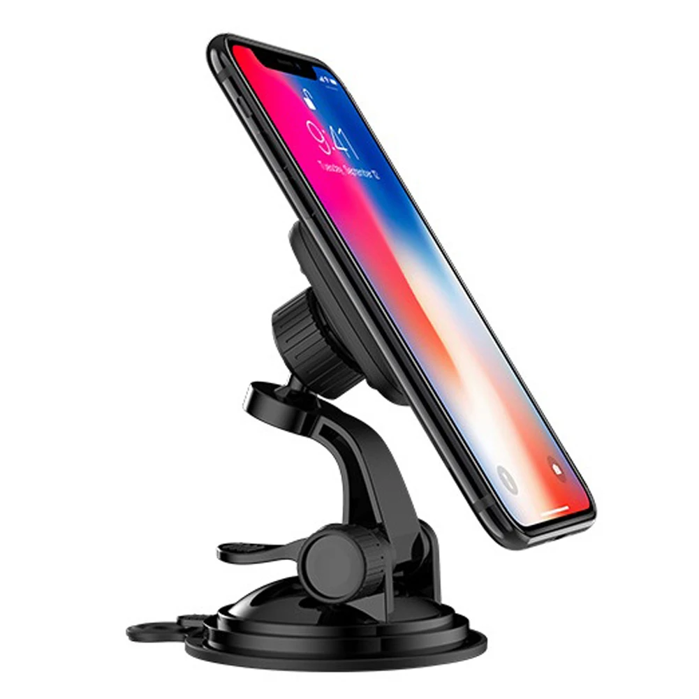 Присоска магнитный автомобильный держатель для телефона на магните приборной