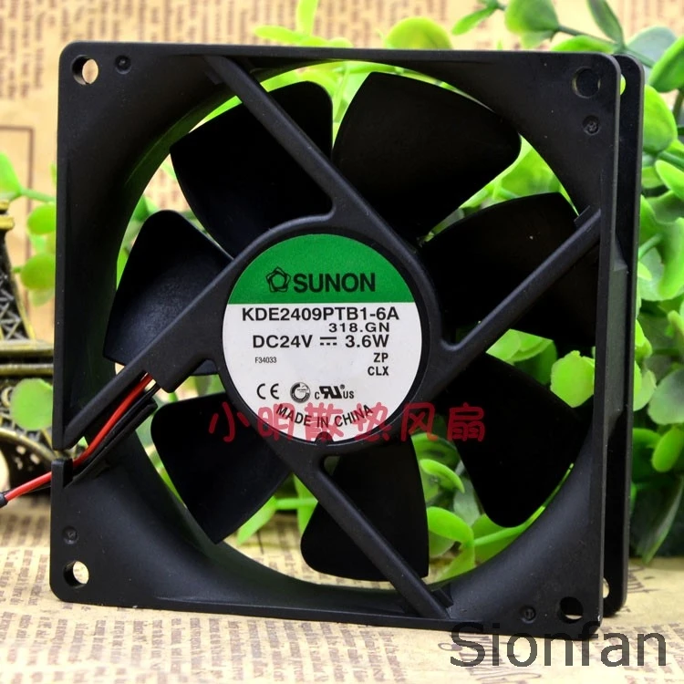 Для KDE2409PTB1-6A оригинальный встроенный SUNON 24V3.6W 90*90*25 Siemens инверторный вентилятор