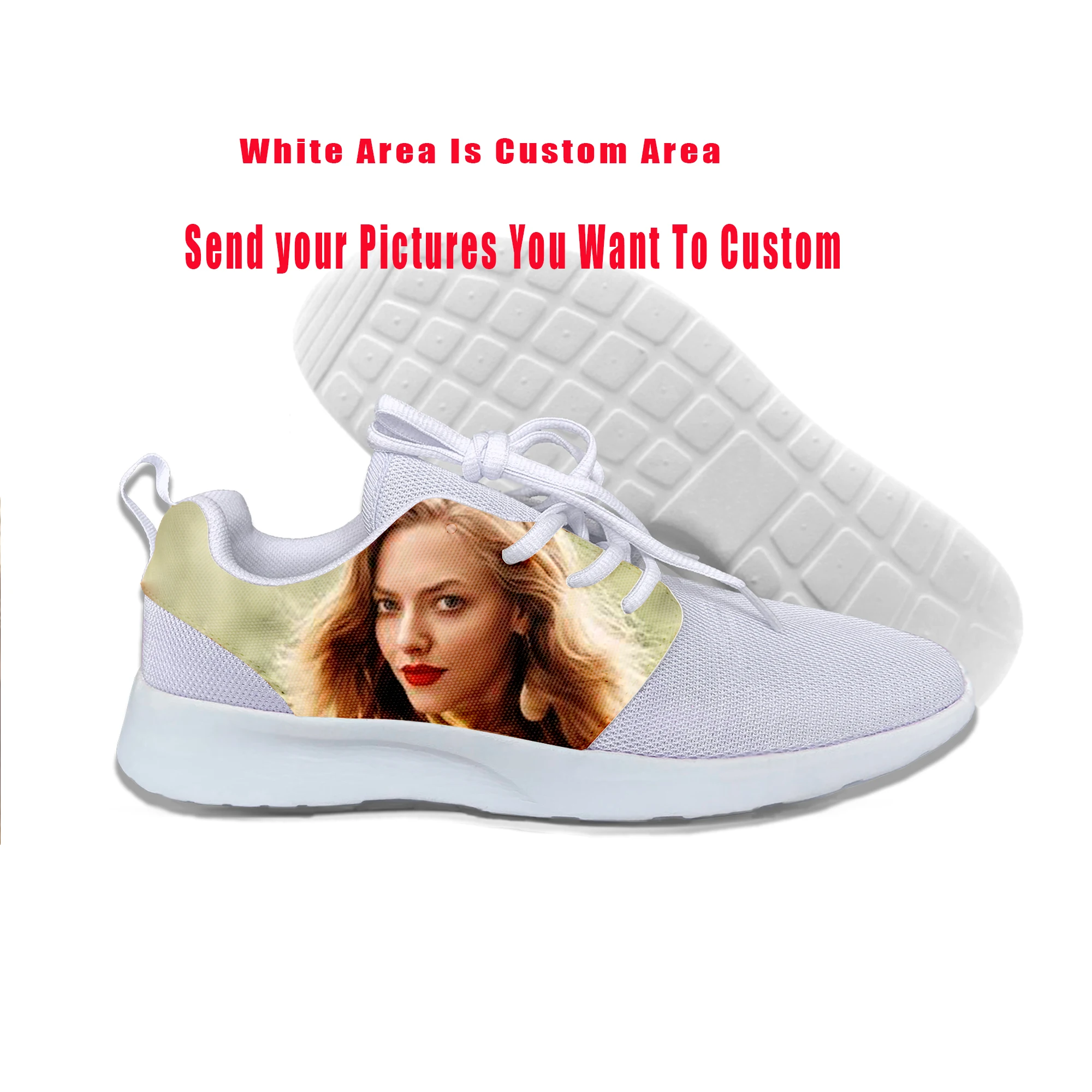 

2019 Hot Cool Fashion Harajuku High Quality Summer Sneakers Handiness Casual Shoes 3D Printed For Men Women Pop Amanda Seyfried