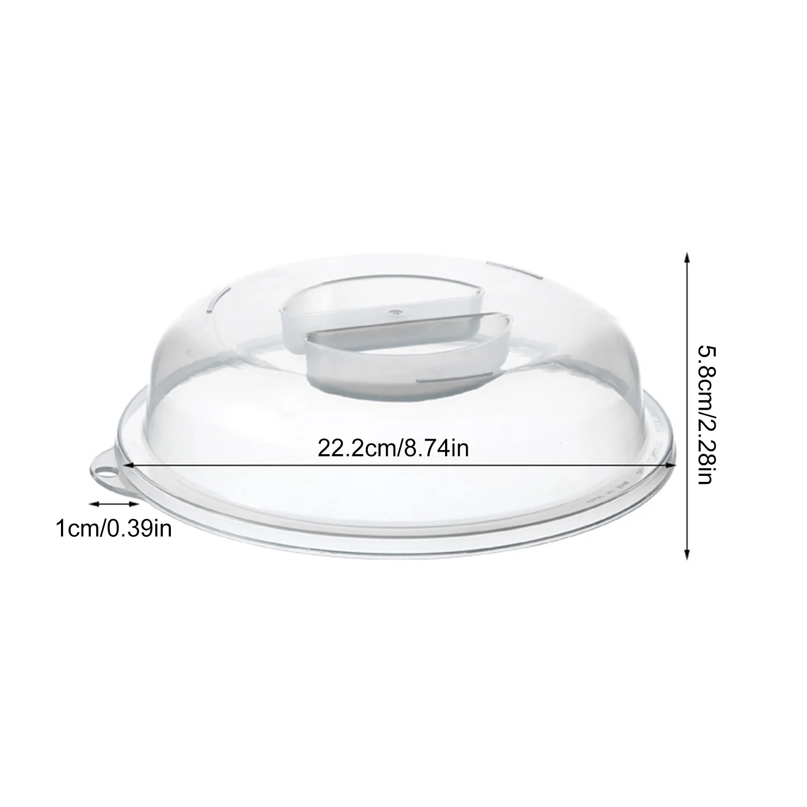 

Microwave Splatter Cover Guard Lid With Steam Vents For Food Food Fresh-keeping Cover Sealing Cap Microwave Hood Heating Cover