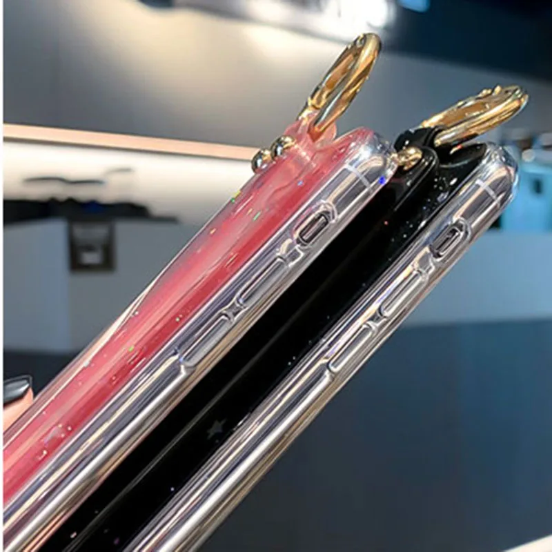 

Glitter Sequins Wrist Rope Stand Protective Shell Wristband Stand For Samsung A10 A20 A50 A70 A51 A71 A81 A91 M10 M20 M30 A80