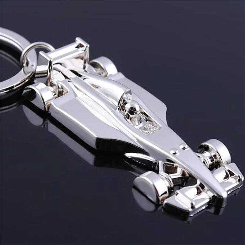 Imixlot классический Мода Нержавеющая сталь гоночный автомобиль модельный брелок