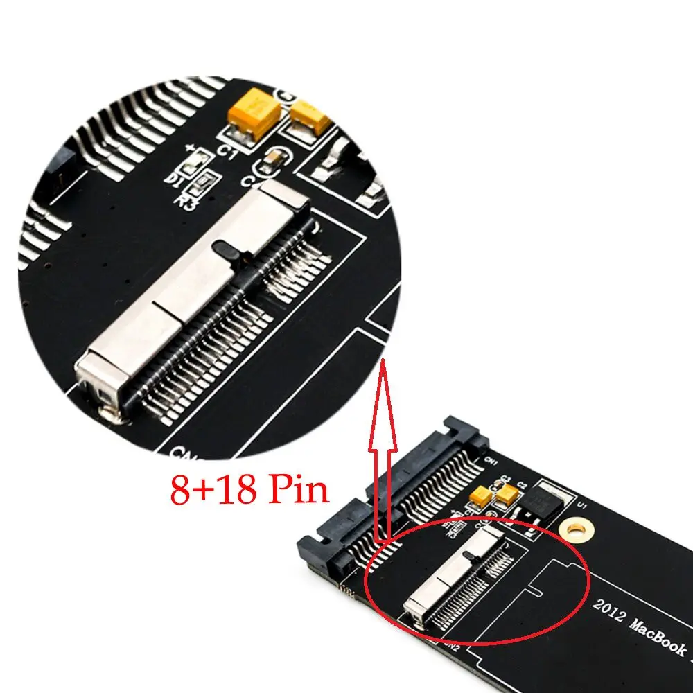 Плата адаптера M.2 SSD SATA для MacBook Air A1369 A1465 A1466 2010 2013 RETINA A1398 A1502 2015|ssd to sata|ssd ssdssd a1398 |