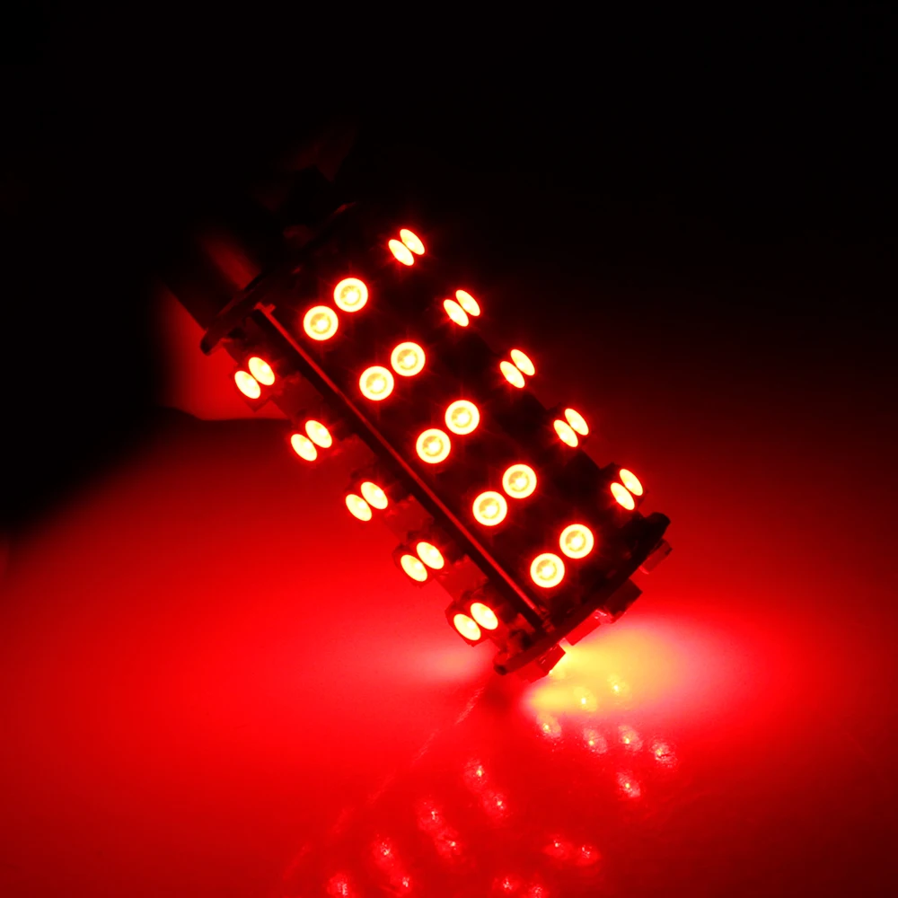 1156 BA15S 1210 68SMD красный указатель поворота светильник резервная хвост 4