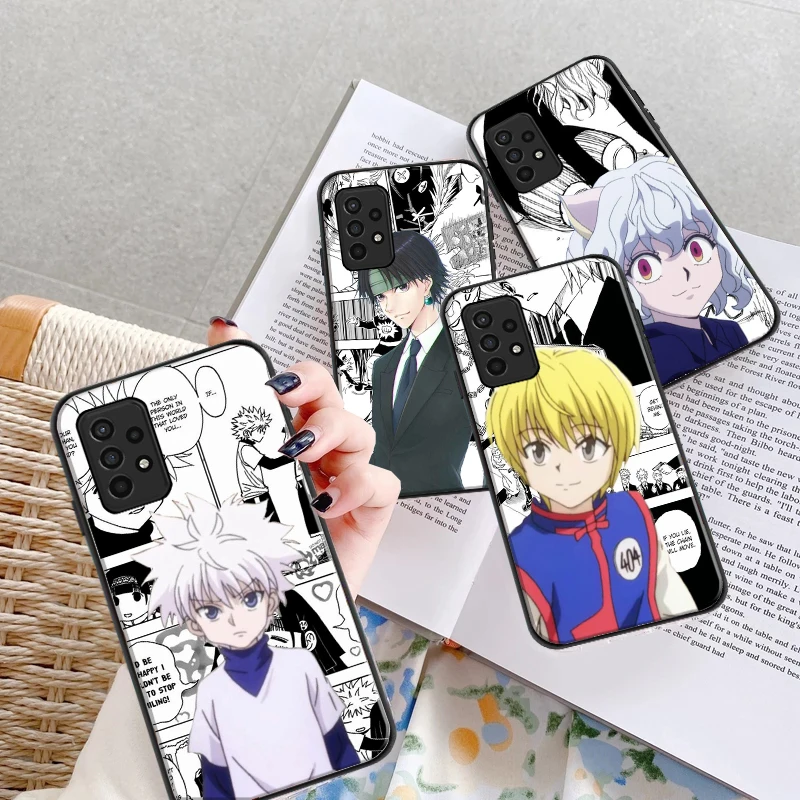 

Amine Hunter X Hunter Killua HXH Case Funda For Samsung Galaxy A11 A21S A31 A32 A41 A42 A51 A52 A71 A72 4G 5G Back Cover Coques